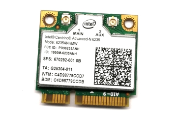 Intel Karta Sieciowa WIFI mPCIe 6235ANHMW Intel Karta Sieciowa WIFI mPCIe 6235ANHMW