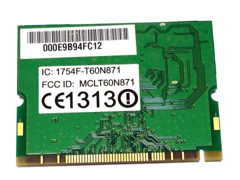 Karta sieciowa WIFI MCLT60N871