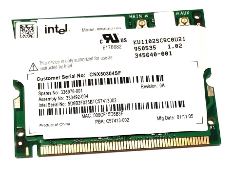 Intel Karta sieciowa WIFI WM3B2100