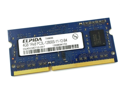 Elpida Pamięć DDR3L 4 GB 1600MHz 1.35V EBJ40UG8EFU0-GN-F