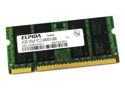 Elpida Pamięć DDR2 2 GB 800MHz 1,8V EBE21UE8ACUA-8G-E