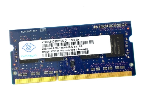 Nanya Pamięć DDR3L 4 GB 1600MHz 1.35V NT4GC64C88B1NS-DI