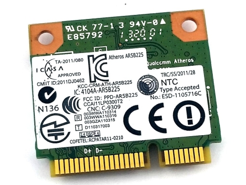 Atheros Karta Sieciowa WIFI mPCIe AR5B225