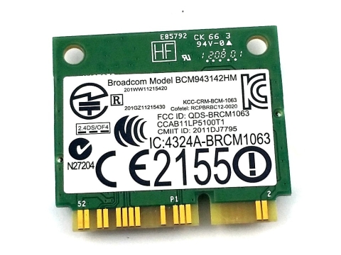 Broadcom Karta Sieciowa WIFI mPCIe BCM943142HM