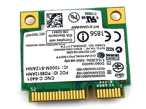 Intel Karta Sieciowa WIFI mPCIe 512AN_HMW