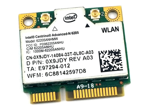 Intel Karta Sieciowa WIFI mPCIe 62205ANHMW