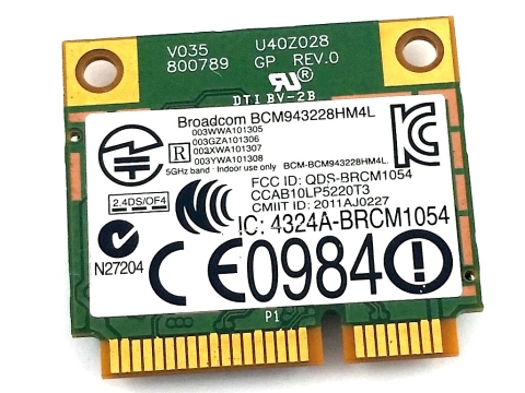 Broadcom Karta Sieciowa WIFI mPCIe BCM943228HM4L