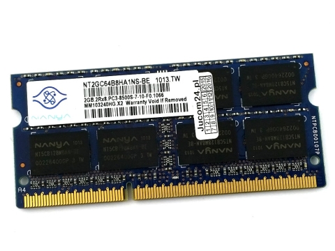Nanya Pamięć DDR3 2 GB 1066MHz 1,5V NT2GC64B8HA1NS-BE