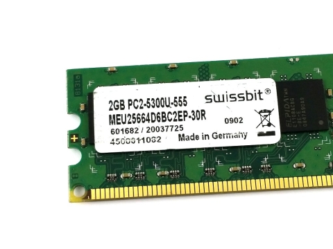 Swissbit Pamięć DDR2 2 GB 667MHz 1,8V MEU25664D6BC2EP-30R