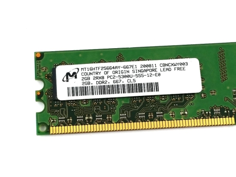 Micron Pamięć DDR2 2 GB 667MHz 1,8V MT16HTF25664AY-667E1