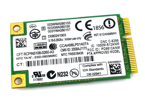 Intel Karta Sieciowa WIFI mPCIe 512ANMMW