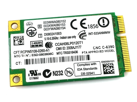 Intel Karta Sieciowa WIFI mPCIe 533ANMMW