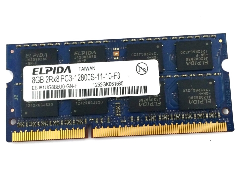 Elpida Pamięć DDR3 8 GB 1600MHz 1,5V EBJ81UG8BBU0-GN-F