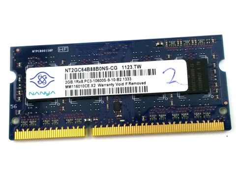 Nanya Pamięć DDR3 2 GB 1333MHz 1,5V NT2GC64B88B0NS-CG