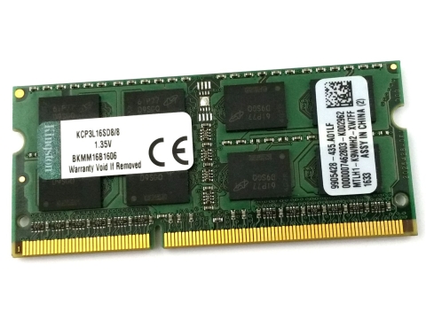 Kingston Pamięć DDR3L 8 GB 1600MHz 1.35V KCP3L16SD8/8