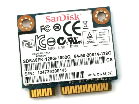 SanDisk Dysk SSD mSata mSata Interfejs mSATA SDSA5FK-128G-1002Q
