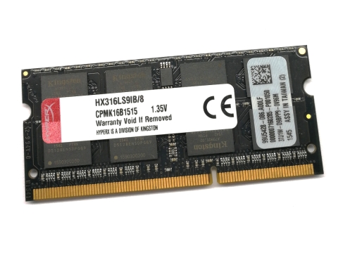 Kingston Pamięć DDR3L 8 GB 1600MHz 1.35V HX316LS9IB/8