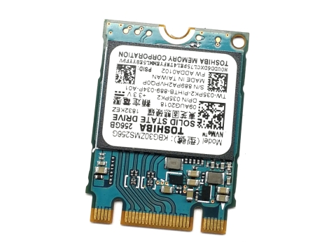 Toshiba Dysk SSD PCIe NVMe  Interfejs  KBG30ZMS256G
