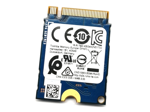 Toshiba Dysk SSD PCIe NVMe  Interfejs  KBG40ZNS256G