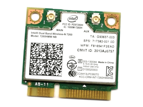 Intel Karta Sieciowa WIFI mPCIe 7260HMW NB