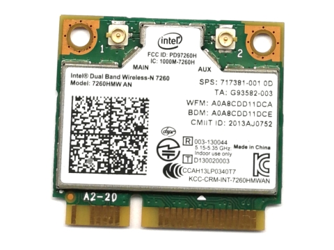 Intel Karta Sieciowa WIFI mPCIe