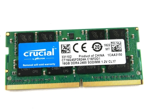 Crucial Pamięć DDR4 16GB 2400MHz 1,2V CT16G4SFD824A.C16FDD1