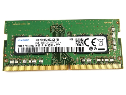 Samsung Pamięć DDR4 8GB 2666MHz 1,2V M471A1K43CB1-CTD