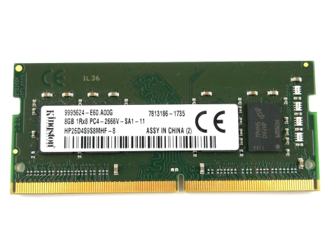 Kingston Pamięć DDR4 8GB 2666MHz 1,2V HP26D4S9S8MHF-8