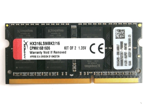 Pamięć DDR3L 8GB 1600MHz 1.35V HX316LS9IBK2/16