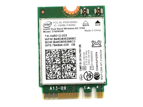 Karta sieciowa WIFI M.2 3160NGW AC