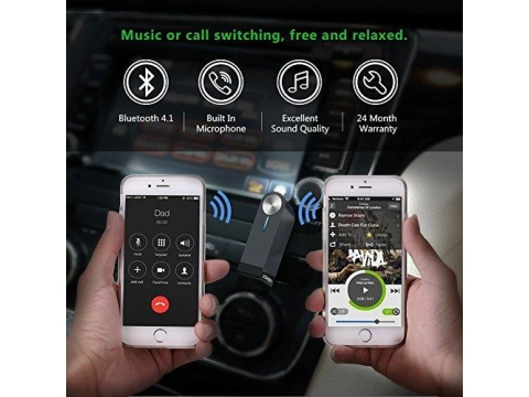 Odbiornik Muzyczny Bluetooth Audio Transmiter Jack